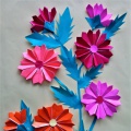 Мастер-класс по оригами «Разноцветные ромашки»