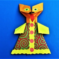 Мастер-класс по оригами «Лисичка-сестричка»