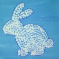 Рисование «Зайчик на снегу» способом «пуантилизм»