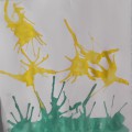Конспект НОД по рисованию в нетрадиционной технике кляксографии во второй младшей группе «Цветы»