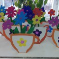 Поделка «Чашечка с цветами для любимой бабушки»