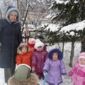 Зимняя прогулка 2. (1 мл. группа).
