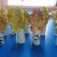 Детский мастер-класс по конструированию из бросового и природного материала «Осеннее дерево»