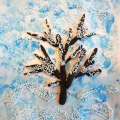 Фотоотчет тематической недели «Деревья зимой. Метель». Творческие работы детей