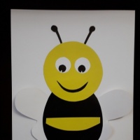 Мастер-класс по аппликации из кругов цветного картона «Пчёлка»