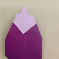 Мастер-класс по изготовлению поделки «Баклажан» в технике оригами