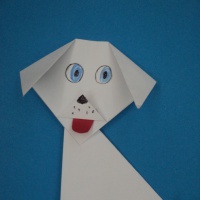 Собачка в технике оригами (мастер-класс)