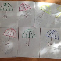 Конспект НОД по рисованию «Дождик» в младшей группе