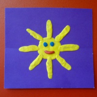 Фотоотчет «Мы солнышко слепили и пальчики развили» и картотека пальчиковой гимнастики «Солнце»