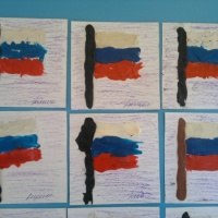 План-конспект НОД по пластилинографии для старших дошкольников «Российский флаг»