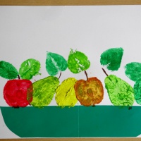 Детский мастер-класс по рисованию красками «Фрукты на блюде» в нетрадиционной технике «оттиск»
