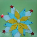 Детский мастер-классс «Снежинка в технике оригами»