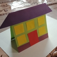 Мастер-класс по конструированию из бумаги «Двухэтажный дом». Дистанционное обучение дошкольников