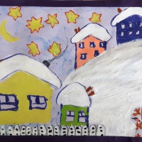 Фотоотчет «Прелесть зимушки-зимы в рисунках детей»