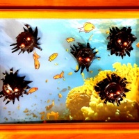 Мастер-класс «Объемная композиция «В подводном царстве плавают медузы» из пластиковых подложек»