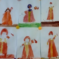 Конспект занятия по рисованию «Девочка пляшет» с детьми старшего дошкольного возраста