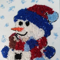 Фотоотчет о художественных работах учащихся 3 класса «Весёлый снеговик» ко Дню снеговика на МAAM