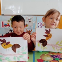 Детский мастер-класс по конструированию из листьев «Райская птичка» для старших дошкольников