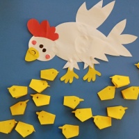 Фотоотчет о конструировании цыплят в технике оригами «Вышла курочка гулять» в старшей группе