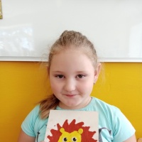 Детский мастер-класс по аппликации в технике пластилинографии «Осенний ёжик»