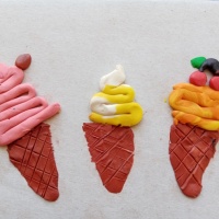 Детский мастер-класс по пластилинографии «Мороженое» для старших дошкольников