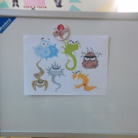 Конспект занятия с детьми во второй младшей группе по рисованию «Микробы — кто они»