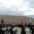 Фоторепортаж с генеральной репетиции парада на Дворцовой площади