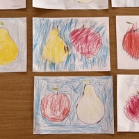 Конспект НОД по рисованию «Яблоко спелое, груша сладкая» в средней группе