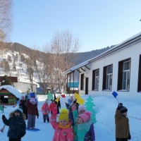 Снежный городок Эколят