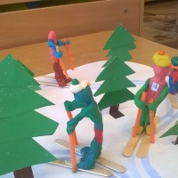«Лыжники». Конспект непосредственно-образовательной деятельности по изобразительной деятельности детей старшей группы