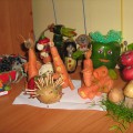 Фотоотчет конкурса поделок из овощей и фруктов «Дары осени» в средней группе.