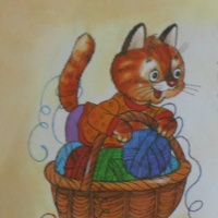 Конспект НОД по рисованию «Клубочки для котят» для детей младшей группы