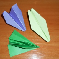 Мастер-класс по конструированию из бумаги в технике оригами «Самолет»