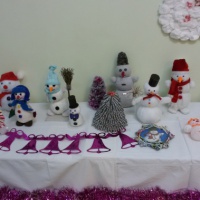 Выставка «Весёлые снеговики»