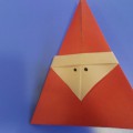Мастер-класс по изготовлению новогодней поделки-оригами «Дед Мороз»