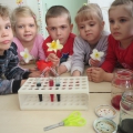 Эксперименты с красками Цветы