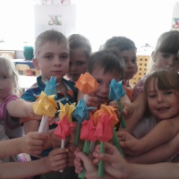 Конструирование из бумаги в технике оригами с детьми