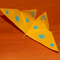 Бабочка в технике оригами. Мастер-класс