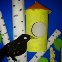 Детский мастер-класс изготовления поделки «Домик для скворца» из втулки от туалетной бумаги ко «Дню скворечника на МAAM»