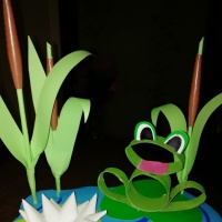 Мастер-класс «Счастливая лягушка» по конструированию из бросового материала и цветной бумаги ко «Дню лягушек на МAAM»
