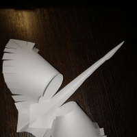 Мастер-класс по конструированию из бумаги «Лебедь»