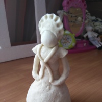 лепка барыня дымковская игрушка старшая. барышня из соленого теста. дымковская барышня лепка в подготовительной. барышня из теста. барыня из соленого теста.