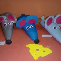 Мастер-класс по конструированию игрушки из бумаги «Мышка» для детей старшего дошкольного возраста
