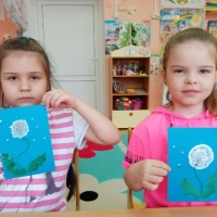 Конспект занятия по рисованию ватными палочками «Одуванчик» для детей старшего дошкольного возраста