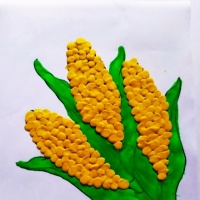 Мастер-класс в технике пластилинографии на тему «Кукуруза»
