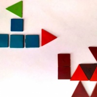 Каталок построек из геометрических фигур для детей дошкольного возраста
