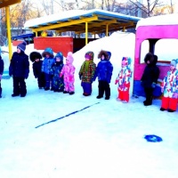 Фотоотчёт о спортивном мероприятии в зимний период с детьми дошкольного возраста