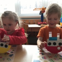 Детский мастер-класс по изготовлению из бумаги игрушки-качалки «Пароход»