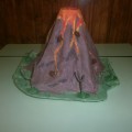 Изготовление макета вулкана в технике папье-маше