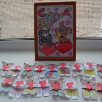 Детский мастер-класс ко Дню святого Валентина «Мишка с сердечком»